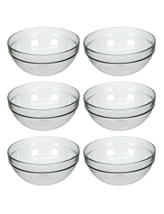 Luminarc Schaal glas 26cm Empilable set/6