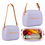Polarbox Koelbox 6L incl. 2 Lunchboxen Paars/Oranje Polarbox