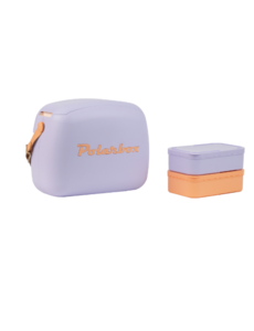 Polarbox Koelbox 6L incl. 2 Lunchboxen Paars/Oranje Polarbox
