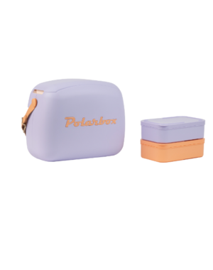 Polarbox Koelbox 6L incl. 2 Lunchboxen Paars/Oranje Polarbox