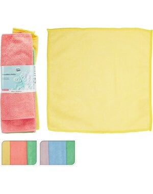 Ultra Clean Microvezeldoek 30x30cm 2 assorti set van 6