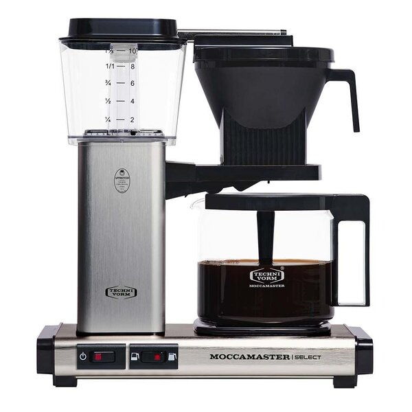 Moccamaster Koffiezetter Moccamaster geborsteld RVS KBG SELECT