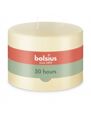 Bolsius Stompkaars met 3 lonten ivoor 100/150