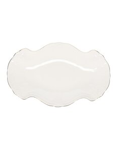 BonBistro Serveerschaal 39x25cm gouden rand Retro