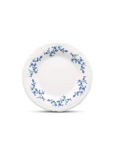 BonBistro Bord plat 32cm Blue Flower Retro