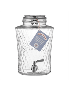 kilner Drankdispenser glas 8L met RVS kraantje