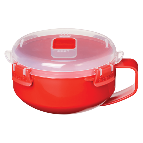 Sistema Magnetron Ontbijtkom 850ml rood