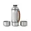 Isoleerkan 1L Explorer Flask Duo zilver