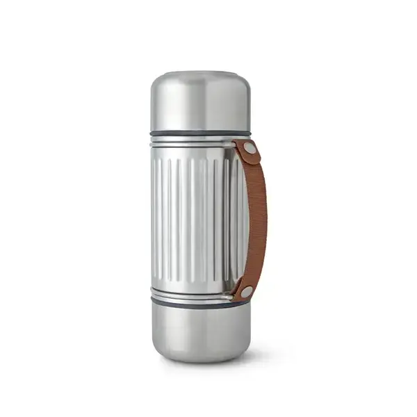 Isoleerkan 1L Explorer Flask Duo zilver