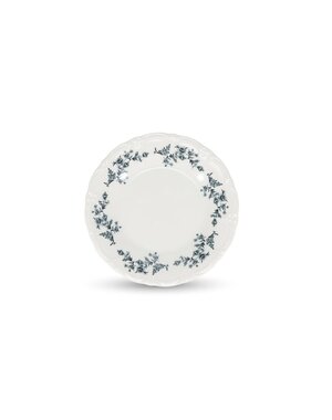 BonBistro Bord plat 20,5cm Black Flower Retro