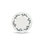 BonBistro Bord plat 20,5cm Black Flower Retro