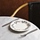 BonBistro Bord plat 20,5cm Black Flower Retro