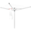 Brabantia Droogmolen Topspinner 40 meter drooglengte + grondanker