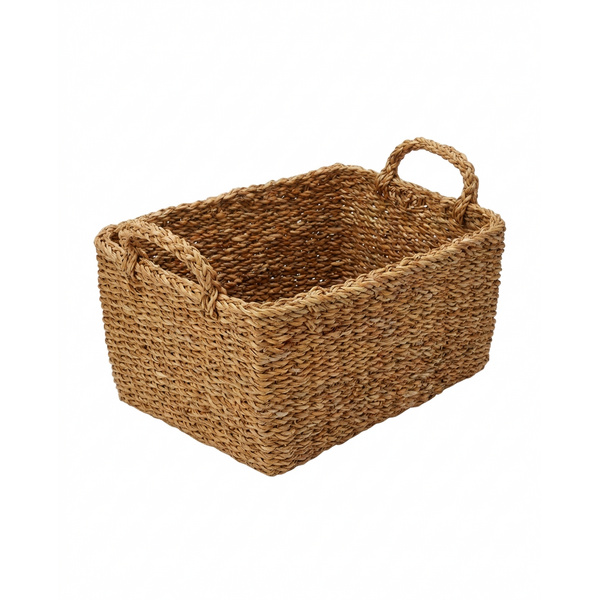 Home & Styling Mand L rechthoek naturel