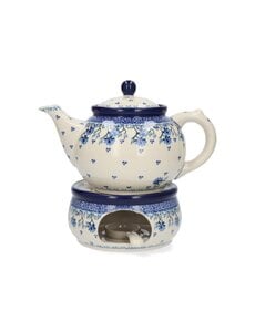 Bunzlau Castle Theepot 1300ml en Rechaud Daydream set