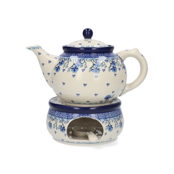 Bunzlau Castle Theepot 1300ml en Rechaud Daydream set