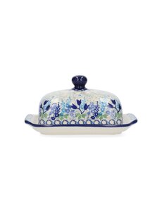 Bunzlau Castle Botervloot met bord Blue Garden