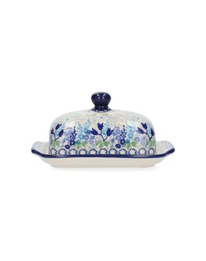 Bunzlau Castle Botervloot met bord Blue Garden