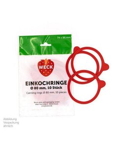 Weck Inmaakringen 80mm Weck set/10