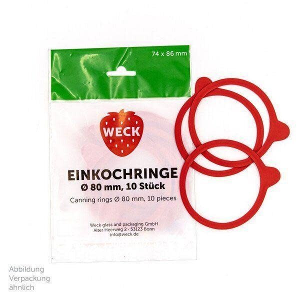 Weck Inmaakringen 80mm Weck set/10