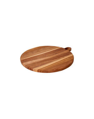  Snijplank - Serveerplank 40cm rond teakhout