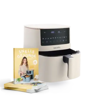 Greenpan Airfryer XXL 1 Basket 7,2L Cream Bistro Greenpan + gratis kookboek