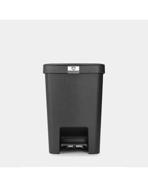 Brabantia Pedaalemmer 25 liter StepUp Dark Grey
