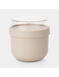 Brabantia Yoghurtbeker 500ml Make & Take Soft Beige
