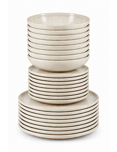 Salt en Pepper Bordenset 24-delig beige Cameo