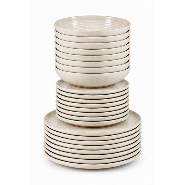 Salt en Pepper Bordenset 24-delig beige Cameo