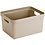 Sunware Opbergbox + deksel 32L set 6 beige Sigma home platte deksel