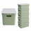 Sunware Opbergbox + deksel 32L set 6 groen Sigma home platte deksel