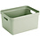 Sunware Opbergbox + deksel 32L set 6 groen Sigma home platte deksel
