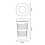 Brabantia Wasbox 55L Collect-It Soft Beige
