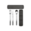 Brabantia Bestekset 3-delig Make & Take Dark Grey