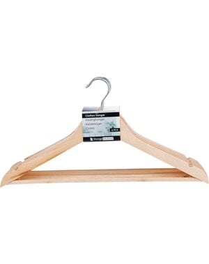Storage Solutions Kledinghanger hout set/6