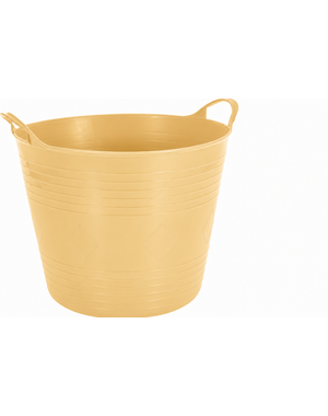 Excellent Houseware Mand 40L Flexibel geel
