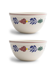 Royal Boch Beslagkom 20 cm Boerenbont set van 2