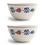 Royal Boch Beslagkom 20 cm Boerenbont set van 2