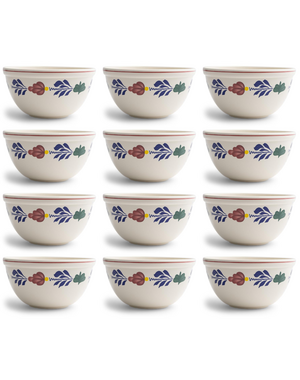 Royal Boch Beslagkom 20 cm Boerenbont set van 12