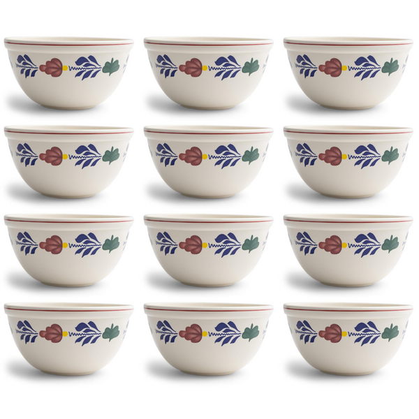 Royal Boch Beslagkom 20 cm Boerenbont set van 12