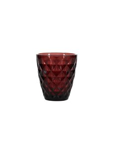 Salt en Pepper Glas 22cl burgundy Prisma set/4