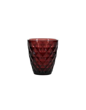 Salt en Pepper Glas 22cl burgundy Prisma set/4
