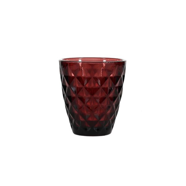 Salt en Pepper Glas 22cl burgundy Prisma set/4