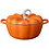 Sola Braadpan Pompoen 24 cm oranje gietijzer