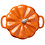 Sola Braadpan Pompoen 24 cm oranje gietijzer