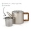 Bredemeijer Bredemeijer Duet Design Narvik dubbelwandige theepot 1,1L champagne met filter