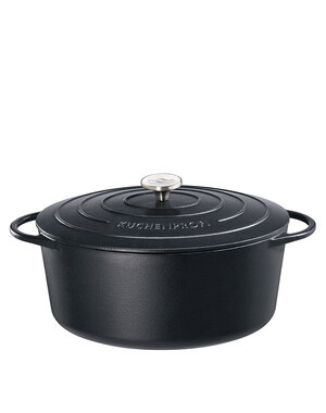 Kuchen Profi Braadpan 33cm ovaal zwart Küchenprofi