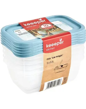 Keeeper Voorraaddozenset 0,5L Mia Magic Ice set/5 Keeeper
