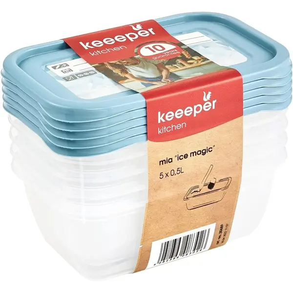 Keeeper Voorraaddozenset 0,5L Mia Magic Ice set/5 Keeeper